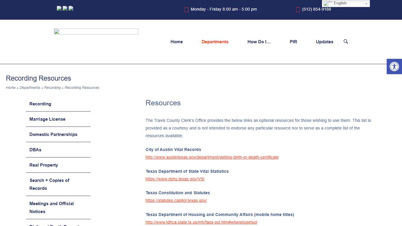 Recording Resources - Travis County Clerk